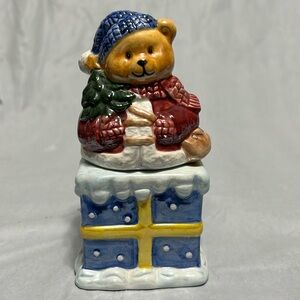 Santa Bear Salt Pepper Shaker
